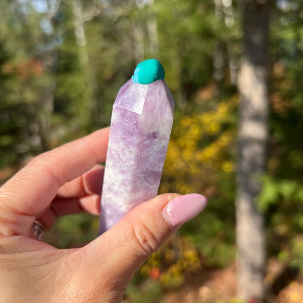 Lepidolite (2) tower | crystal - Picture 7 of 14